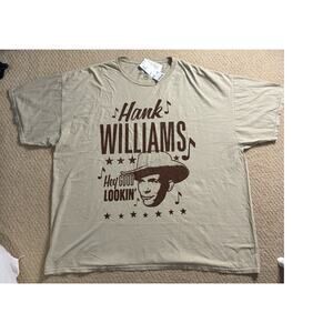 NWT Urban Outfitters Hank Williams Hey Good Lookin Sand Tee